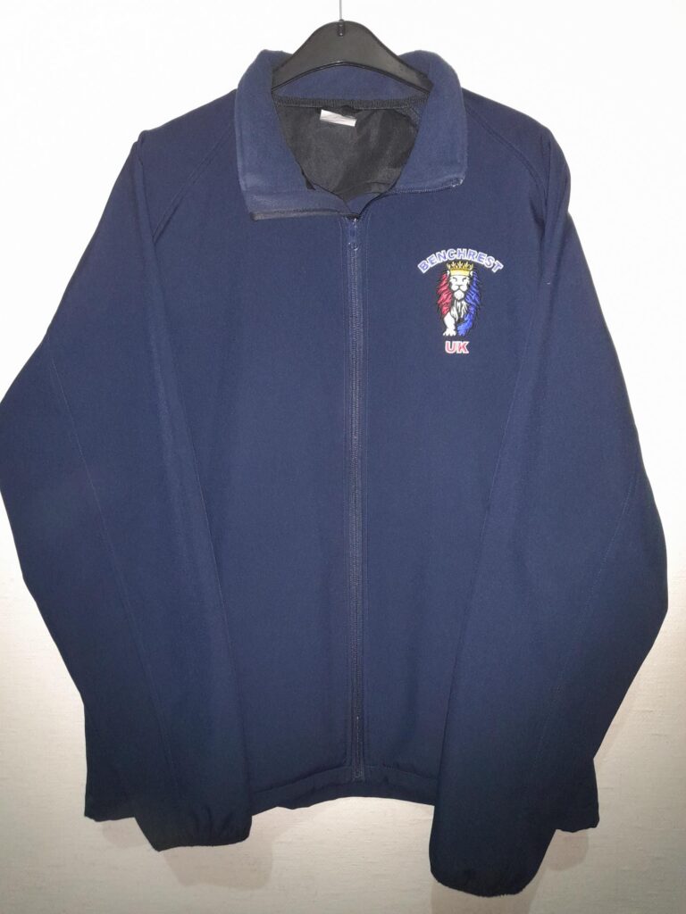 BENCHREST UK SOFT SHELL SHOWERPROOF BREATHABLE WINDPROOF LIGHT WEIGHT JACKET MADE TO ORDER VARIOUS COLOURS